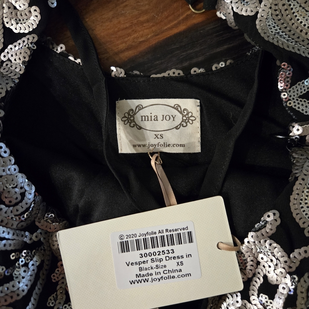 MiaJoy Sequined VESPER DRESS XS - Picture 6 of 7